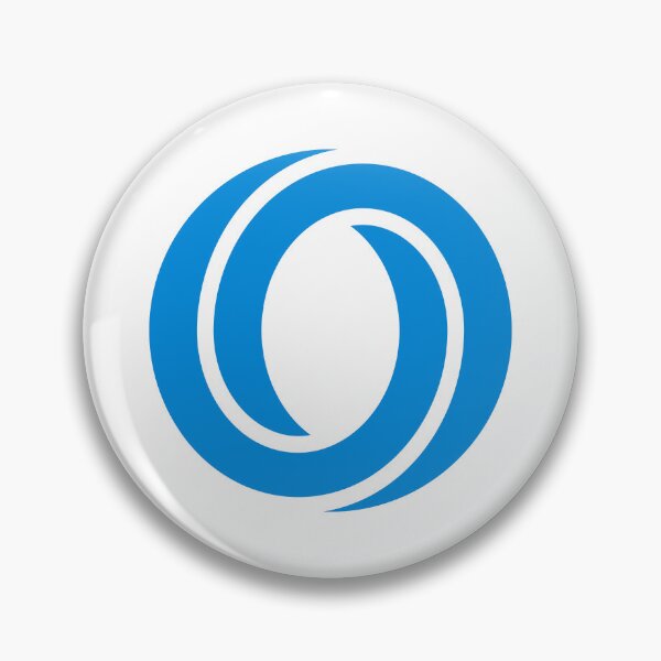 Item preview, Oasis Network ROSE Crypto Altcoin - Blue Icon Variant 2 designed and sold by CryptoMoods.