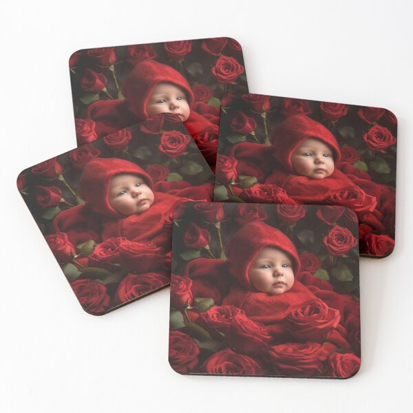 Item preview, Newborn Between Red Roses  designed and sold by Tuscany Art .