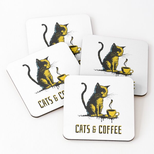 Item preview, Cats & Coffee designed and sold by pxdg.