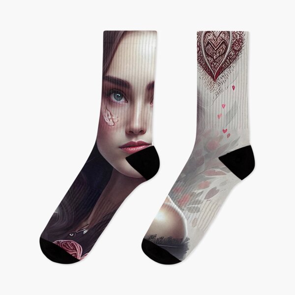 Item preview, Romantic portrait of a young lady designed and sold by ansaharju.