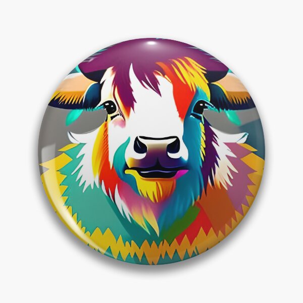 Item preview, Colorful 3D Yak Illustration designed and sold by artist-mac.