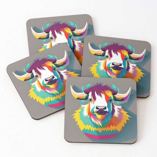 Item preview, Colorful 3D Yak Illustration designed and sold by artist-mac.