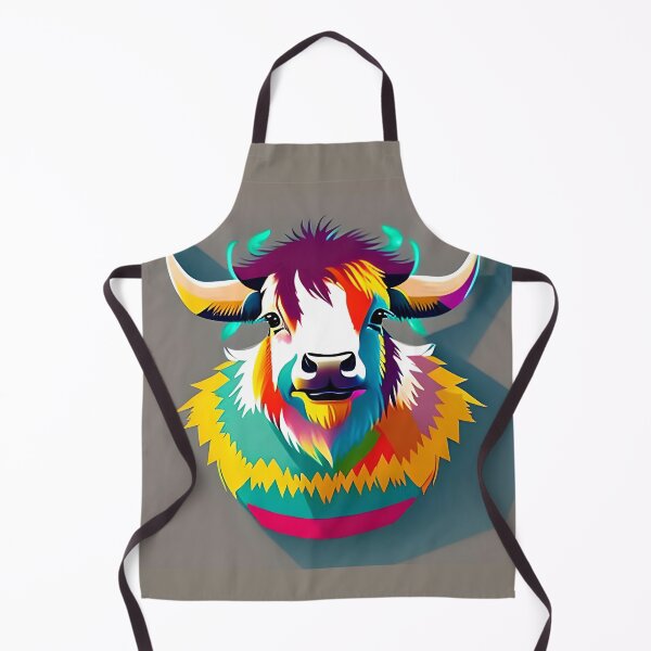 Item preview, Colorful 3D Yak Illustration designed and sold by artist-mac.