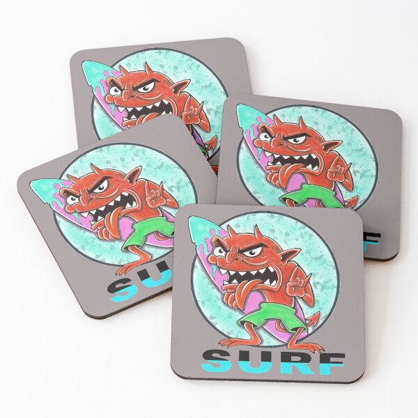 Item preview, red devil surfer designed and sold by iossublack.