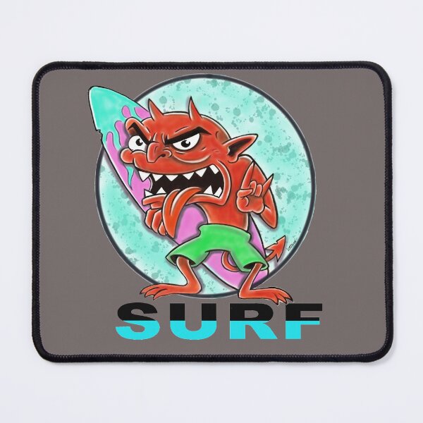 Item preview, red devil surfer designed and sold by iossublack.