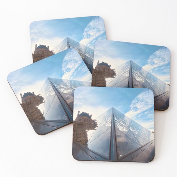 Item preview, Louvre Museum, Paris photography, Ieoh Ming Pei pyramid, The Louvre, first arrondissement designed and sold by Spallutos.