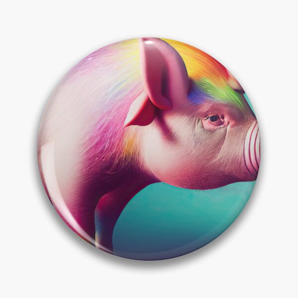 Item preview, Unicorn pig glitter bristles of the XXII designed and sold by Pixelboys.