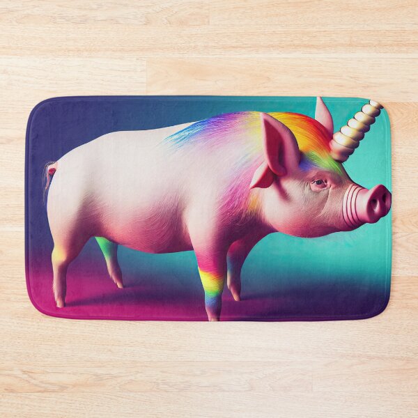 Item preview, Unicorn pig glitter bristles of the XXII designed and sold by Pixelboys.