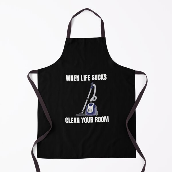 Item preview, when life sucks clean your room (dark background) designed and sold by Jeeb-Arts.