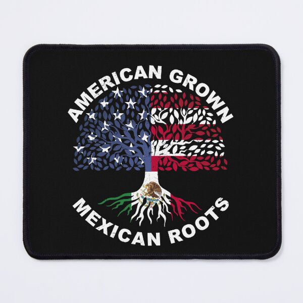 Item preview, American Grown Mexican Roots USA Mexico Flag Patriotic Pride designed and sold by Get A Wear Shop.