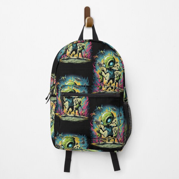 Item preview, Alien Invasion in Pastel Colors: A Satire of Cosmic War designed and sold by Piotrek0001.