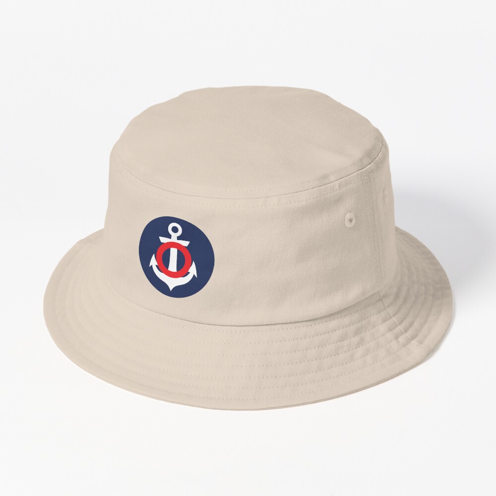 Vintage Sailor Anchor Bucket Hat Cap