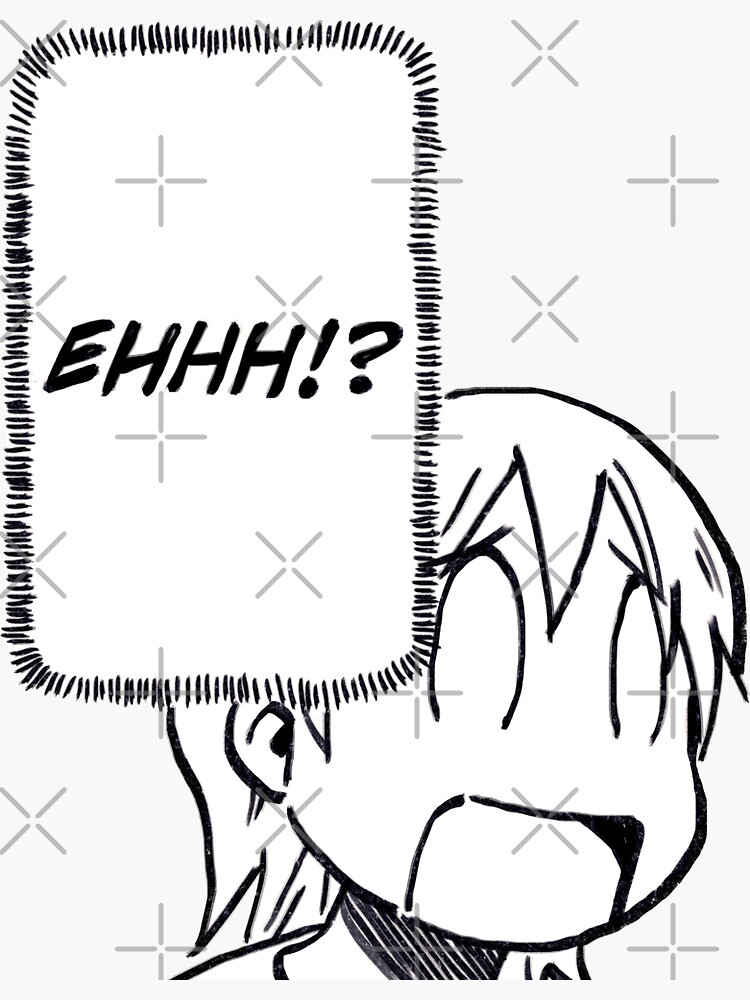 funny yuuko meme surprised face nichijou - Anime Memes - Phone Case