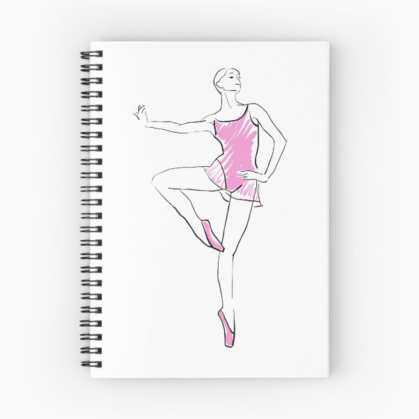 Item preview,  sketch of girls ballerina standing in a pose designed and sold by Olga Berlet.