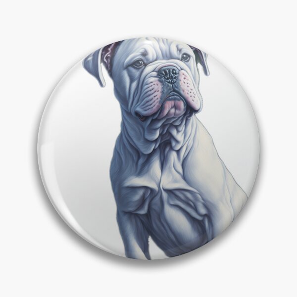 Item preview, Bulldog Americano designed and sold by AI-Pets.