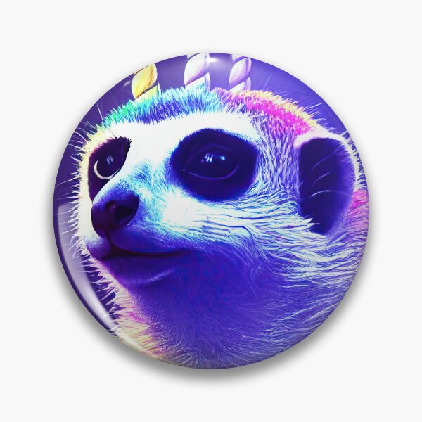Item preview, Puck the unicorn meerkat with super powers designed and sold by Pixelboys.
