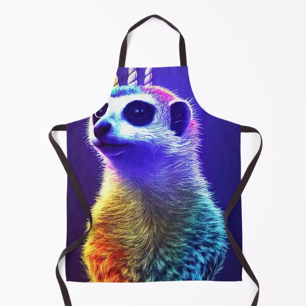 Item preview, Puck the unicorn meerkat with super powers designed and sold by Pixelboys.