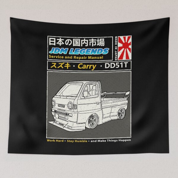 Item preview, Suzuki Carry DD51T 1992 Car Manual Book Cover designed and sold by JDM Guyvit.