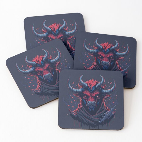 Item preview, The Water Buffalo Warrior| Silent Strength| Martial Arts Bison| Horned Hero| Ninja Beast designed and sold by RedArtG09.