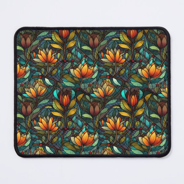 Item preview, stained glass flowers designed and sold by DED-Original.