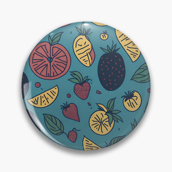 Item preview, Seamless Pattern of Tropic Fruits on Dark Background designed and sold by Evolvity.