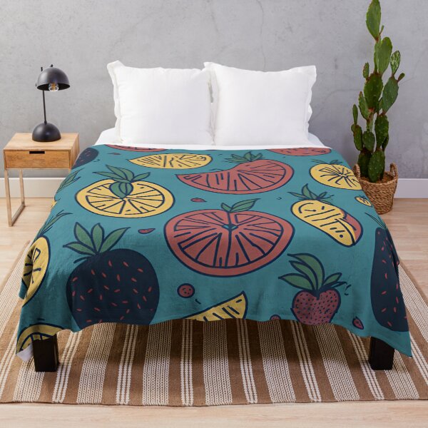 Item preview, Seamless Pattern of Tropic Fruits on Dark Background designed and sold by Evolvity.