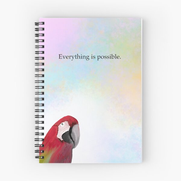 Item preview, Everything is possible, motivational, spirt animals, parrot  designed and sold by Treasuredreams.