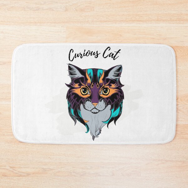 Item preview, Curious Cat  designed and sold by Quirky Tees.