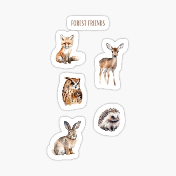 Forest Friends Sticker Sheet Sticker