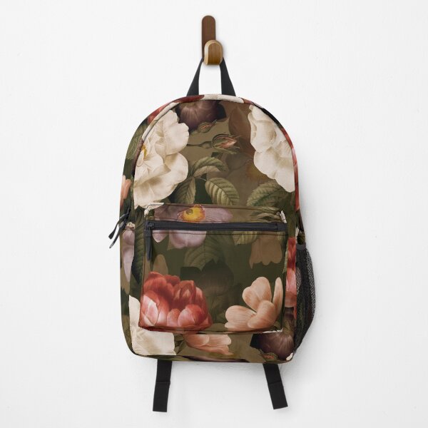 Item preview, Green Antique Natural Autumn Botanical Night Garden Roses Pattern Nightgarden designed and sold by UtArt.
