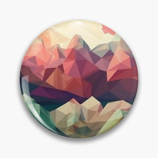 Item preview, Colorful Polygon Mountain Range | Hike Camper Art designed and sold by JFFStore.