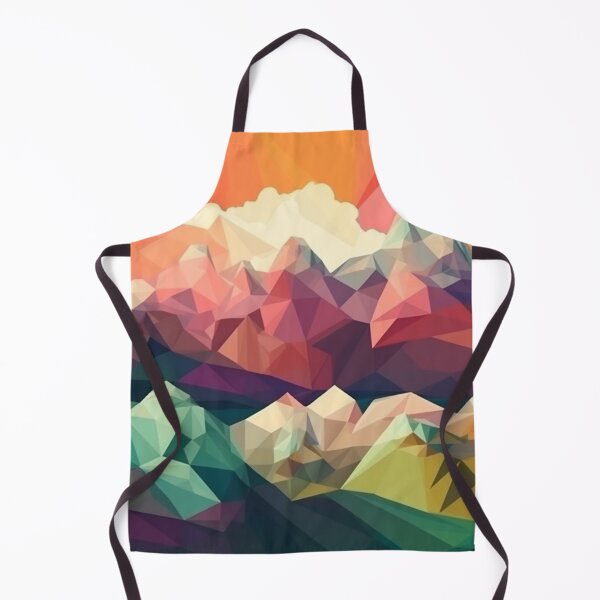 Item preview, Colorful Polygon Mountain Range | Hike Camper Art designed and sold by JFFStore.