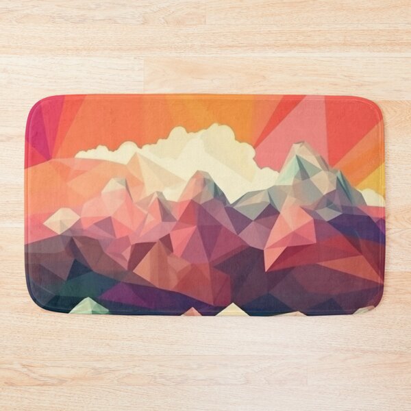 Item preview, Colorful Polygon Mountain Range | Hike Camper Art designed and sold by JFFStore.