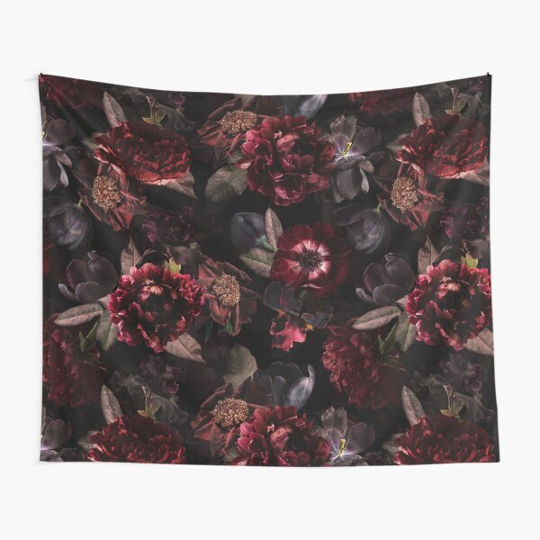 Aperçu de l'œuvre Roses de minuit sombres Jardin botanique de nuit Jardin de nuit créée et vendue par UtArt.