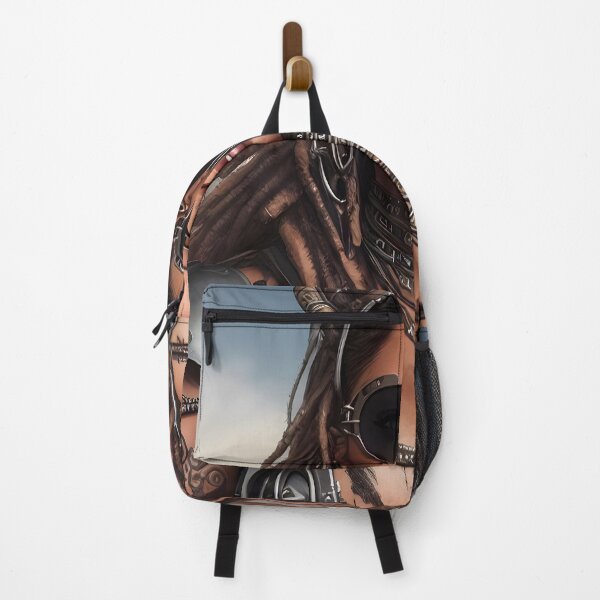 Item preview, Dystopic warrior woman in armor designed and sold by magikman65.