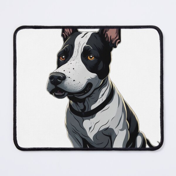 Item preview, Bull Terrier Cartoon designed and sold by AI-Pets.