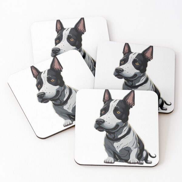 Item preview, Bull Terrier Cartoon  designed and sold by AI-Pets.