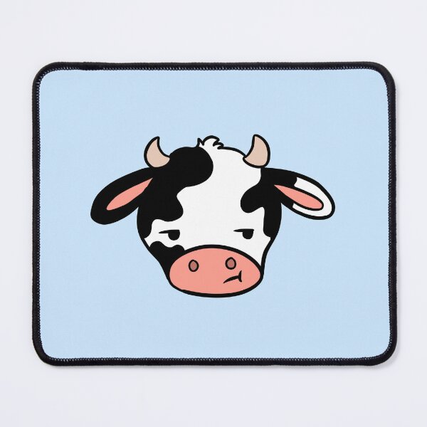 Item preview, Just a little moody a funny and cute cow pun designed and sold by Yarafantasyart.
