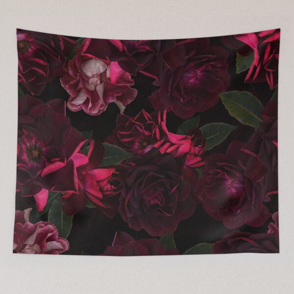Item preview, Night Roses Botanical Night Garden Nightgarden designed and sold by UtArt.