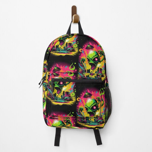 Item preview, Alien Invasion in Pastel Colors: A Satire of Cosmic War designed and sold by Piotrek0001.
