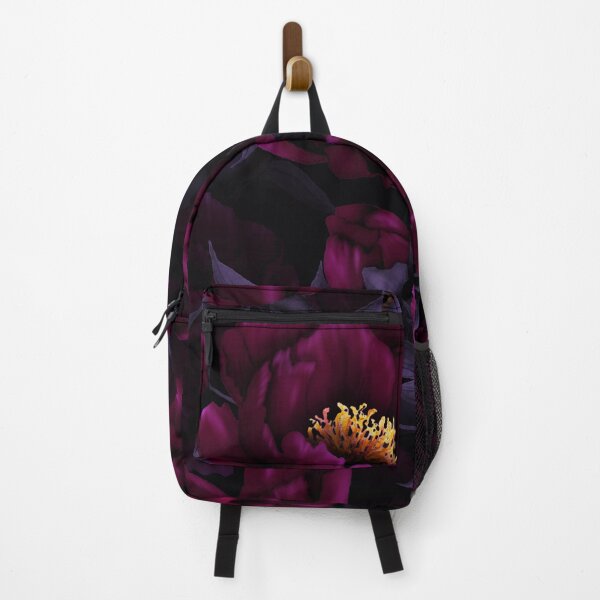 Item preview, Purple Hand Drawn Watercolor Peonies Pattern Botanical Night Garden Nightgarden designed and sold by UtArt.