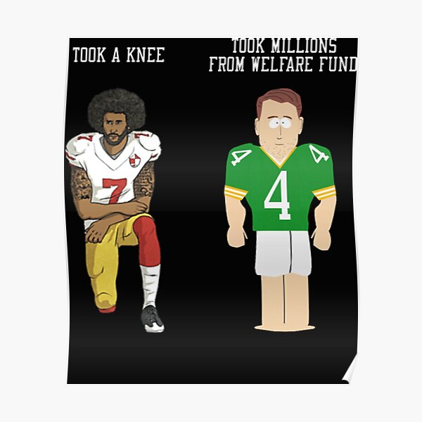 Colin Kaepernick & Brett Favre Southpark Kids T-Shirt