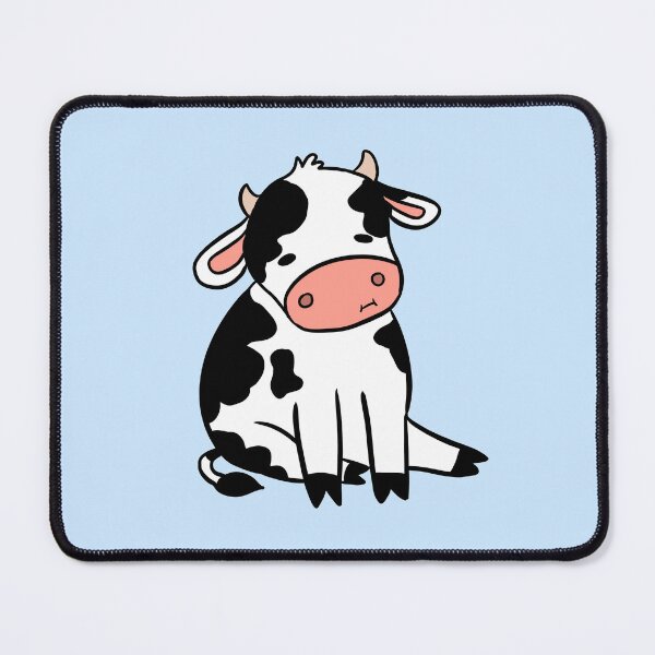 Item preview, Just a little moody a funny and cute cow pun designed and sold by Yarafantasyart.