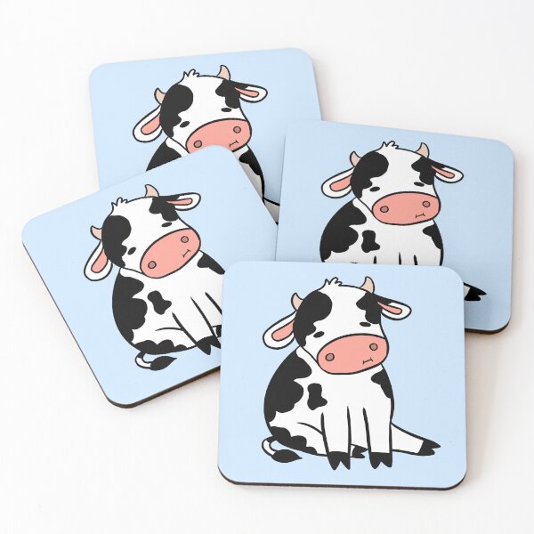Item preview, Just a little moody a funny and cute cow pun designed and sold by Yarafantasyart.