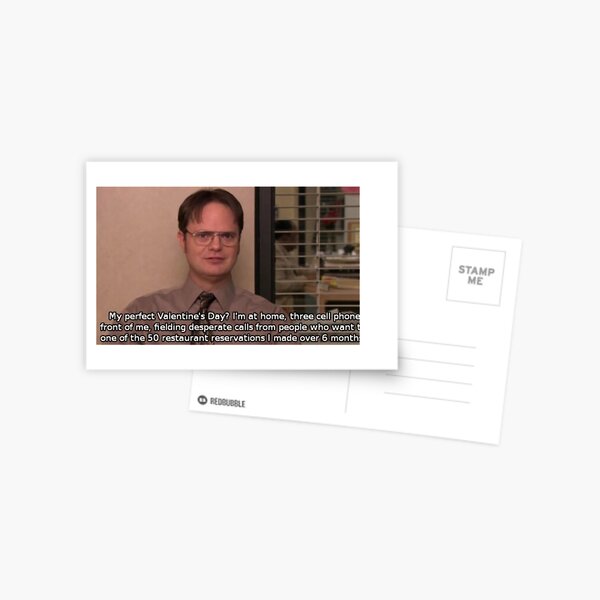 Vista previa del artículo con la obra «cita de dwight schrute», diseñado y vendido por kennaplate.