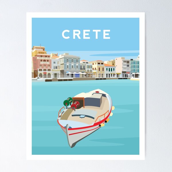 Item preview, Crete - Agios Nikolaos designed and sold by typelab.
