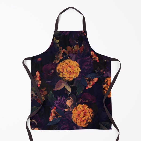 Item preview, Lush Baroque Dark Flowers Botanical Night Garden Nightgarden designed and sold by UtArt.