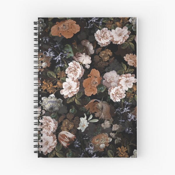 Item preview, Antique Botanical Midnight Vintage Flower Botanical Night Garden Nightgarden designed and sold by UtArt.