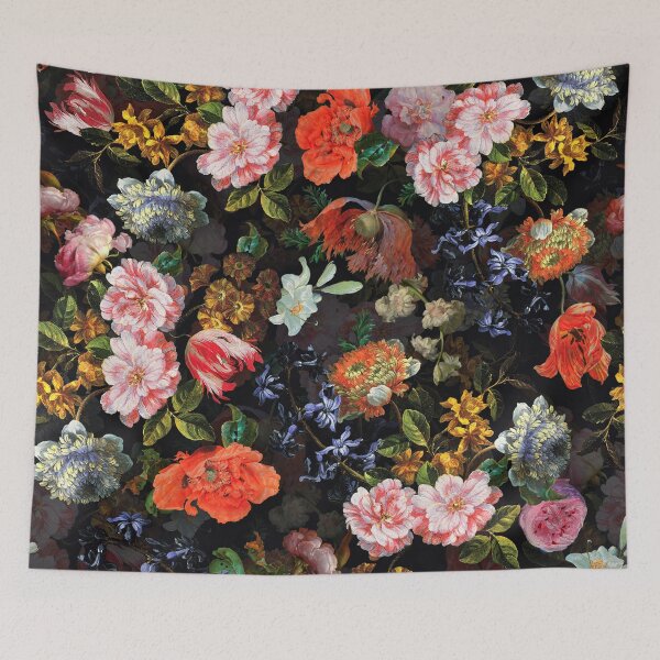 Item preview, Antique Botanical Night Flower Botanical Night Garden I Nightgarden designed and sold by UtArt.