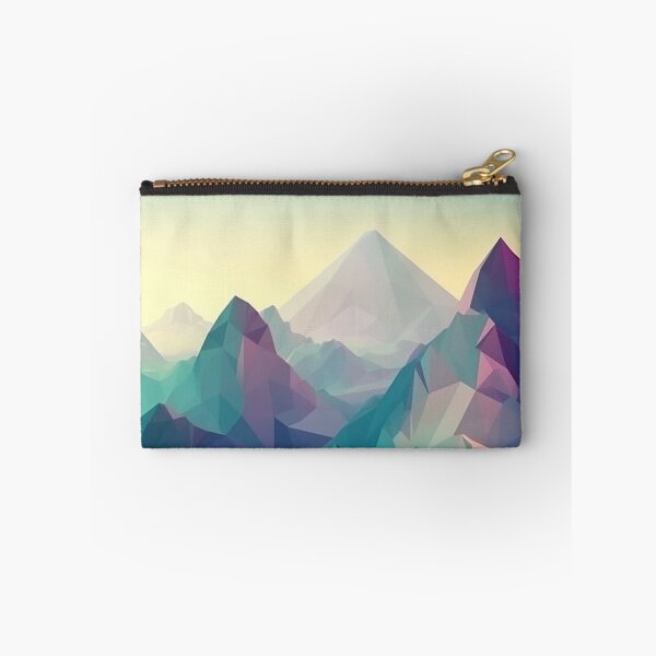 Item preview, Blue Polygon Mountain Range | Hike Camper Art designed and sold by JFFStore.